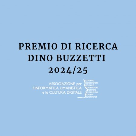 Assegnazione del Premio Buzzetti 2024/25