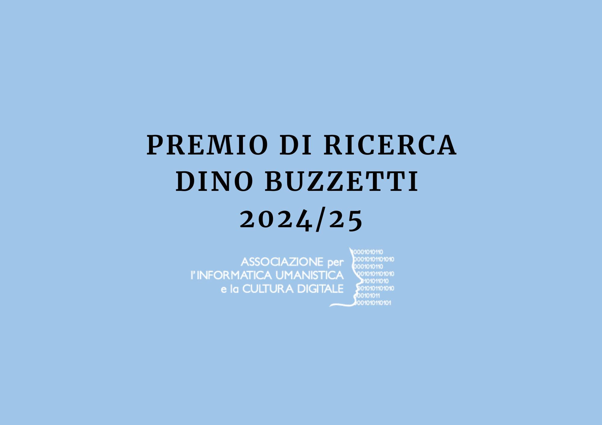 Assegnazione del Premio Buzzetti 2024/25